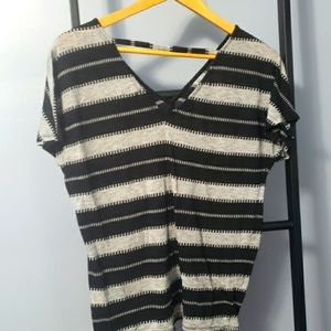 Old Navy medium bat wing dolman sleeve stripped  top